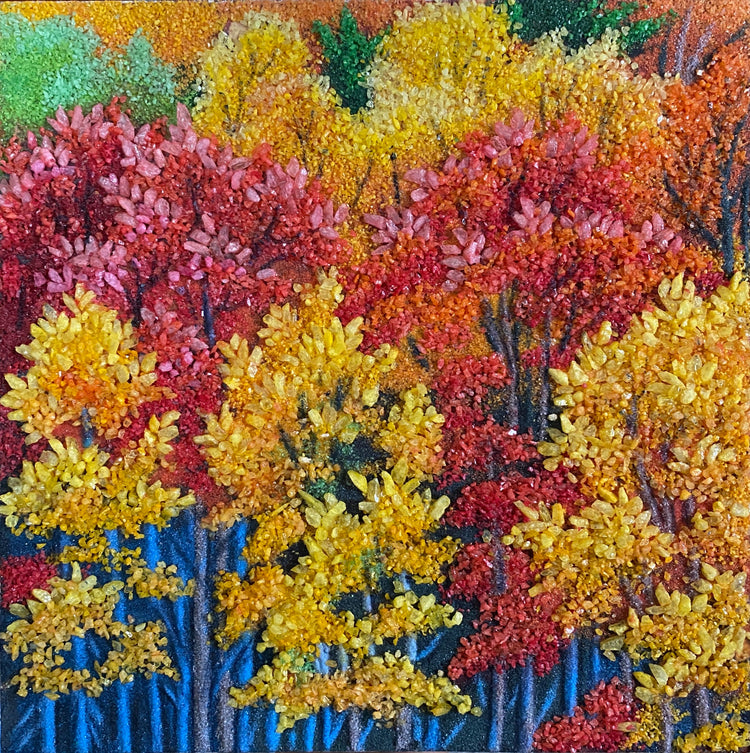 Handcrafted Natural Gemstone Paintings