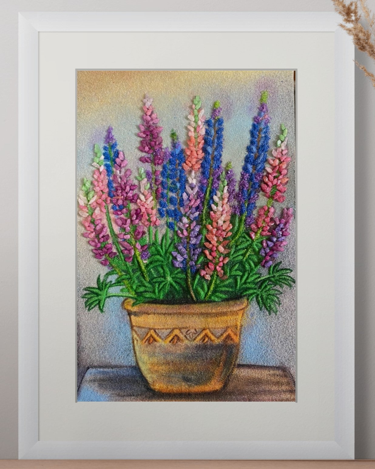 Lupines Pot